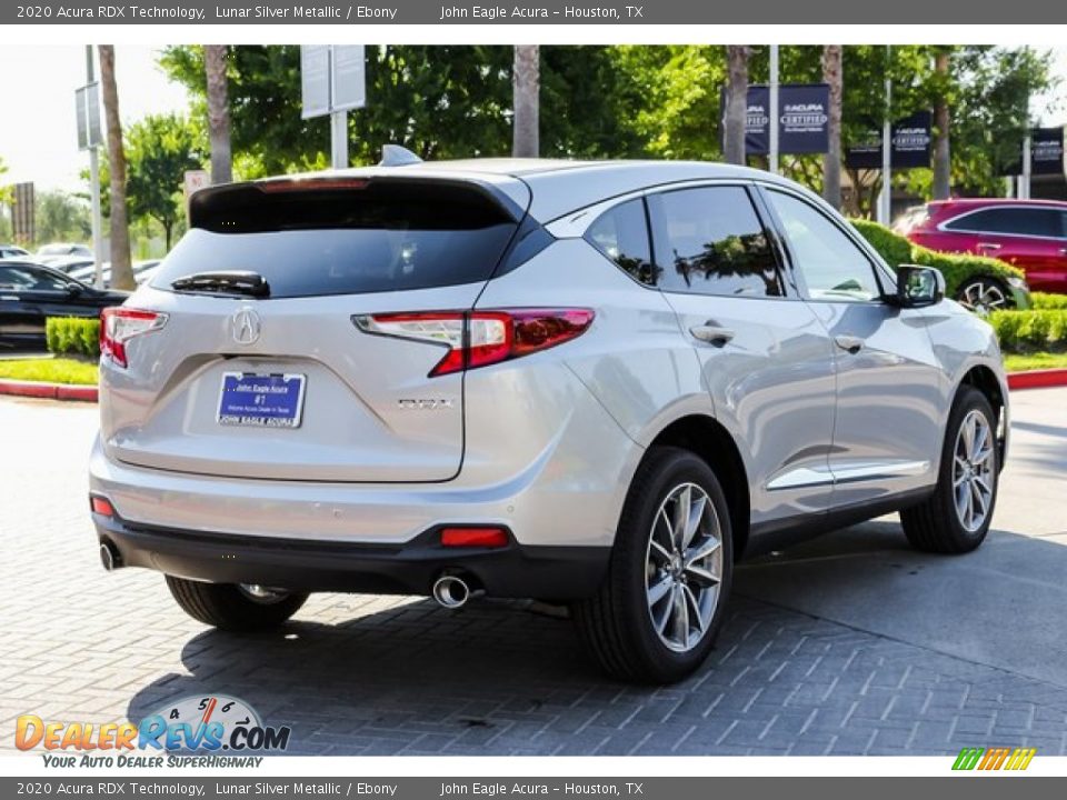 2020 Acura RDX Technology Lunar Silver Metallic / Ebony Photo #7