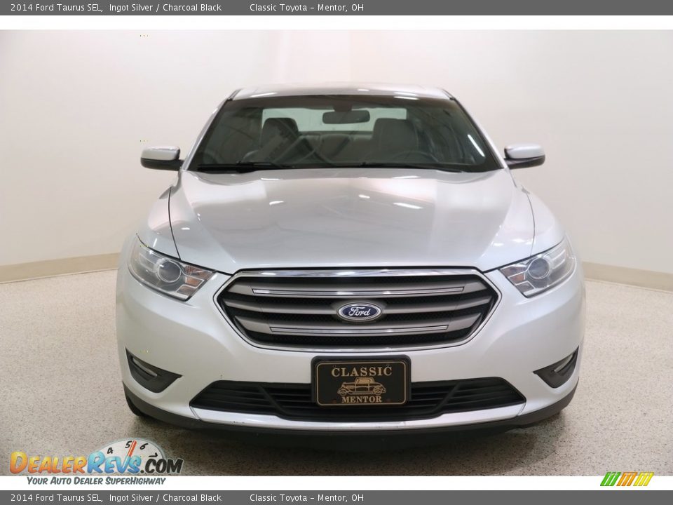 2014 Ford Taurus SEL Ingot Silver / Charcoal Black Photo #2