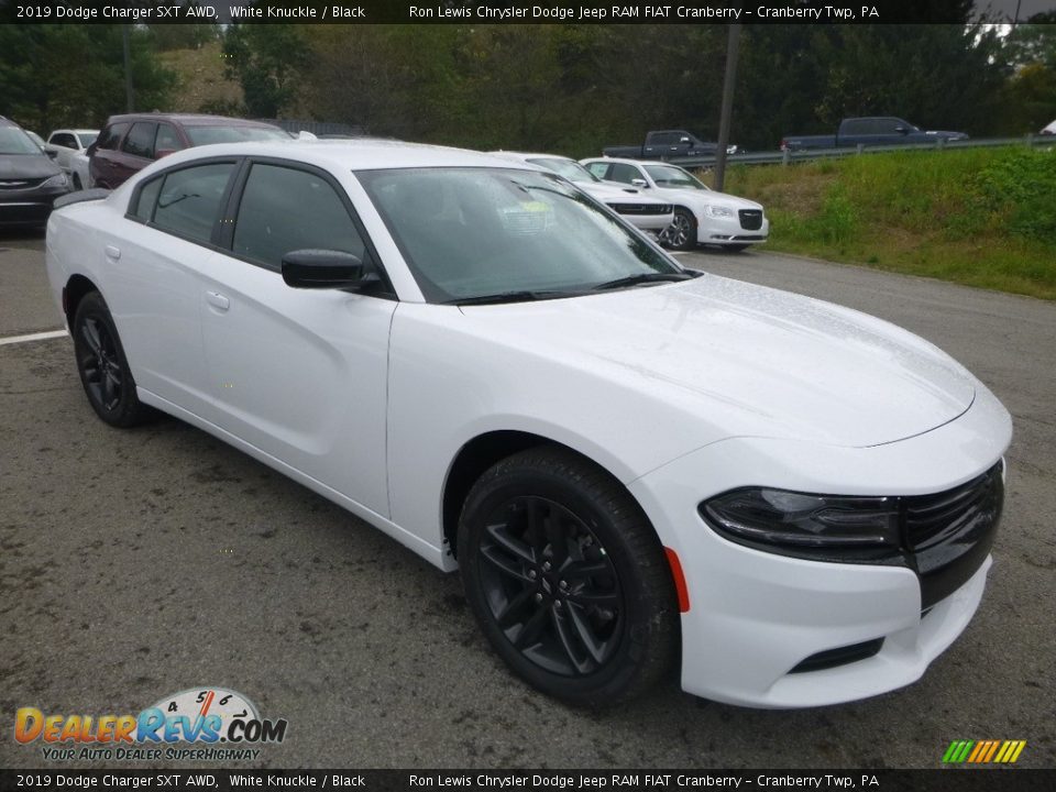 2019 Dodge Charger SXT AWD White Knuckle / Black Photo #7