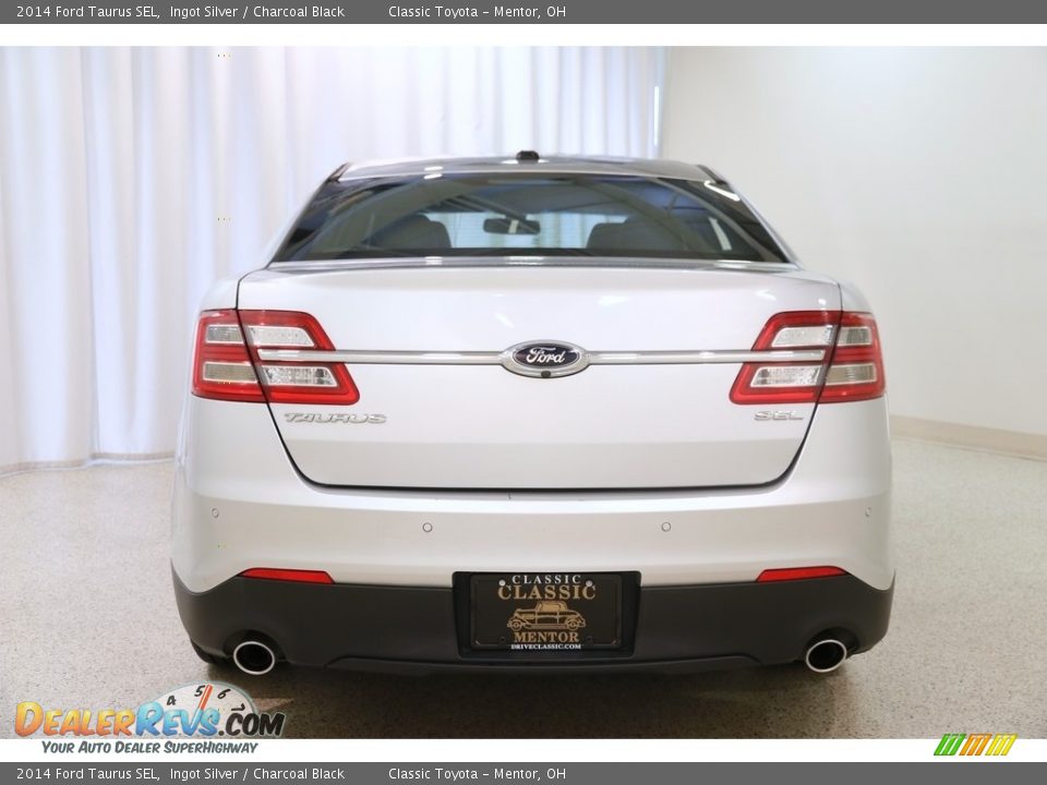 2014 Ford Taurus SEL Ingot Silver / Charcoal Black Photo #19