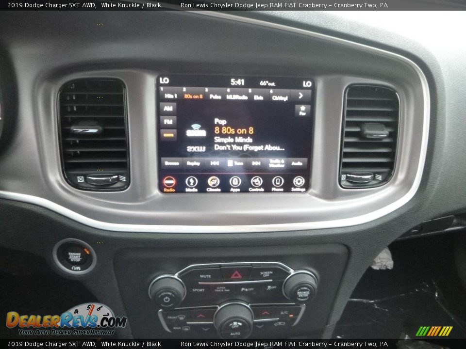 2019 Dodge Charger SXT AWD White Knuckle / Black Photo #16