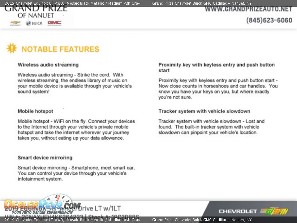 2019 Chevrolet Equinox LT AWD Mosaic Black Metallic / Medium Ash Gray Photo #6