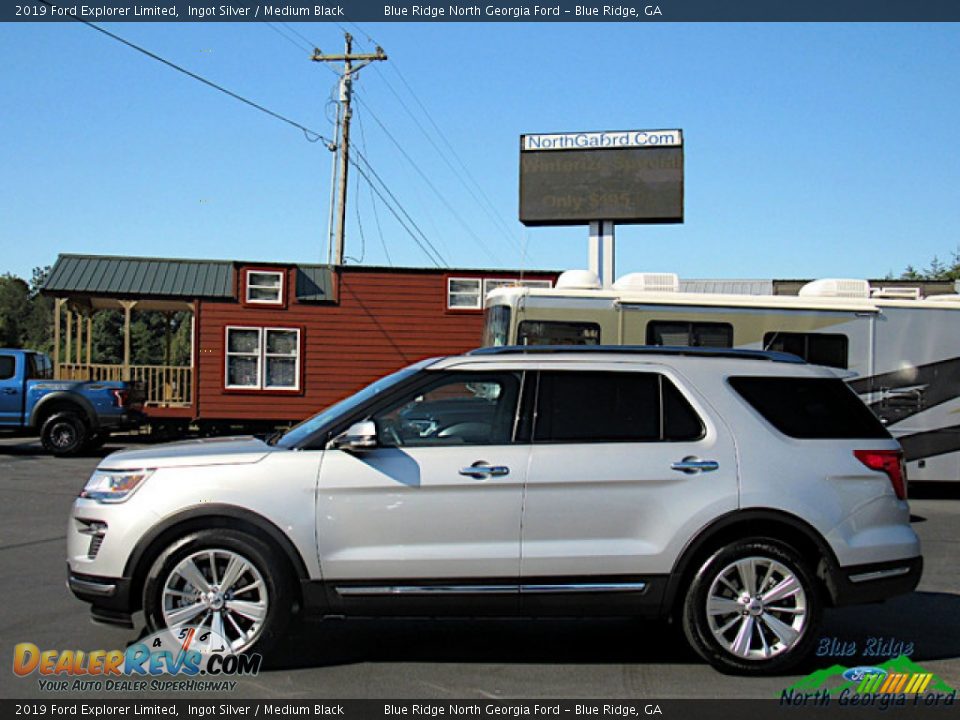 2019 Ford Explorer Limited Ingot Silver / Medium Black Photo #2