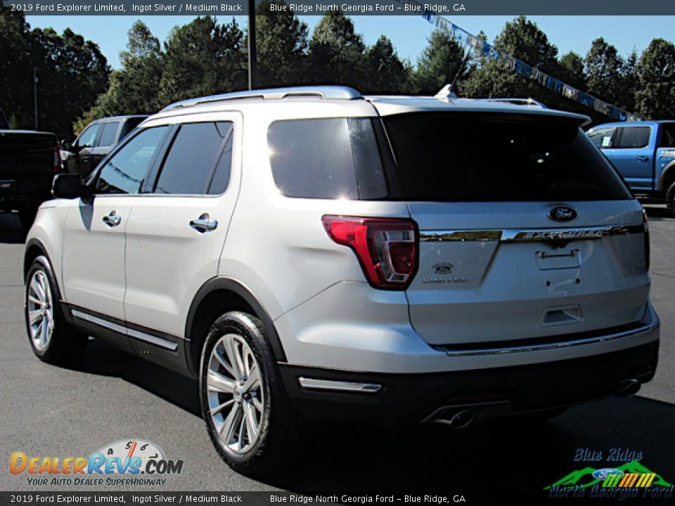 2019 Ford Explorer Limited Ingot Silver / Medium Black Photo #3
