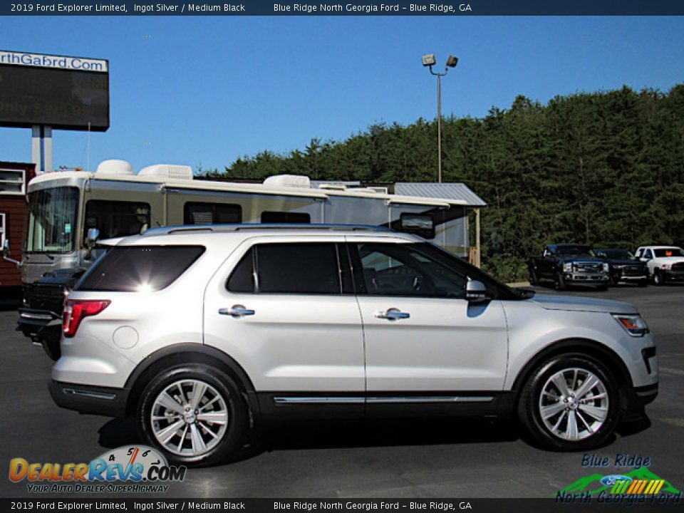 2019 Ford Explorer Limited Ingot Silver / Medium Black Photo #6