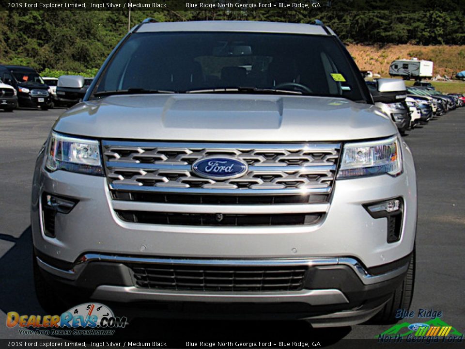 2019 Ford Explorer Limited Ingot Silver / Medium Black Photo #8