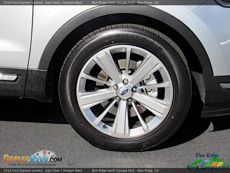 2019 Ford Explorer Limited Ingot Silver / Medium Black Photo #9