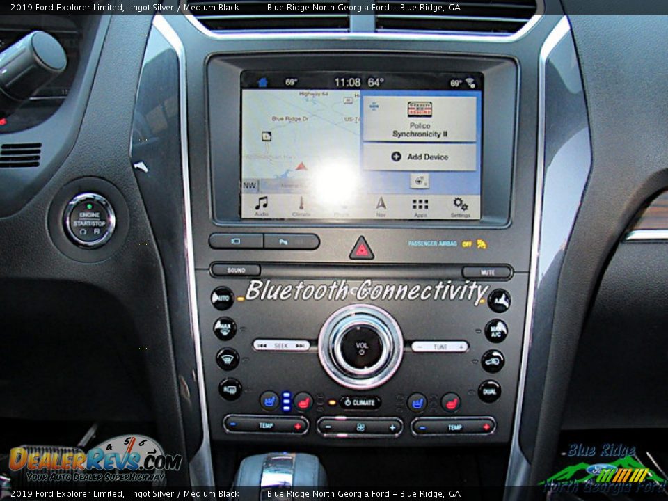 2019 Ford Explorer Limited Ingot Silver / Medium Black Photo #20