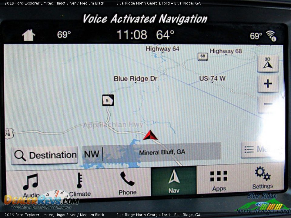 2019 Ford Explorer Limited Ingot Silver / Medium Black Photo #23