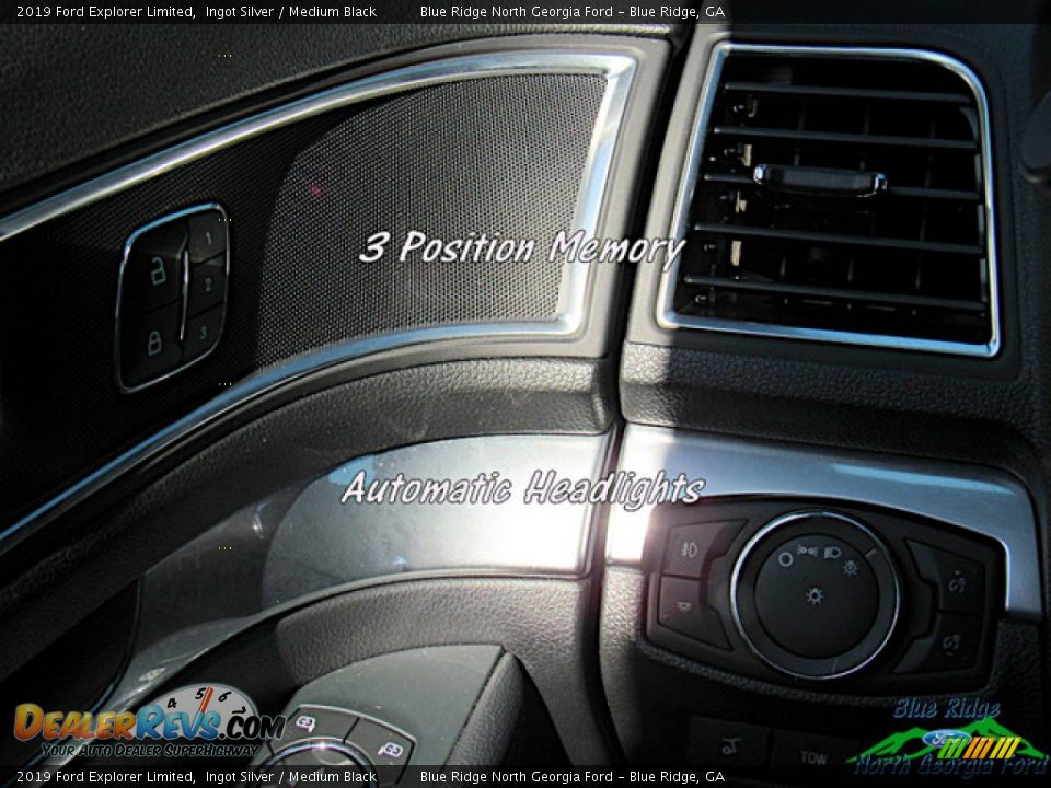 2019 Ford Explorer Limited Ingot Silver / Medium Black Photo #25