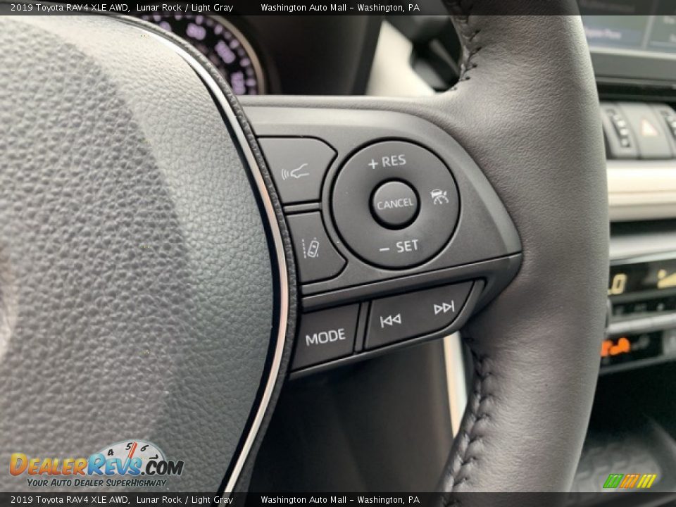 2019 Toyota RAV4 XLE AWD Steering Wheel Photo #8