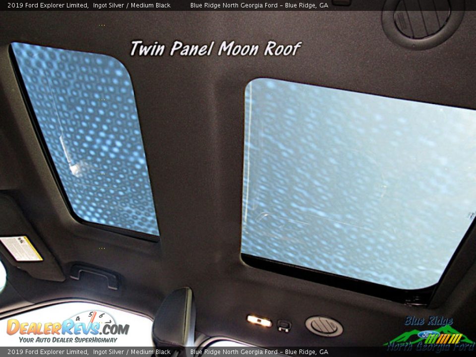 2019 Ford Explorer Limited Ingot Silver / Medium Black Photo #27