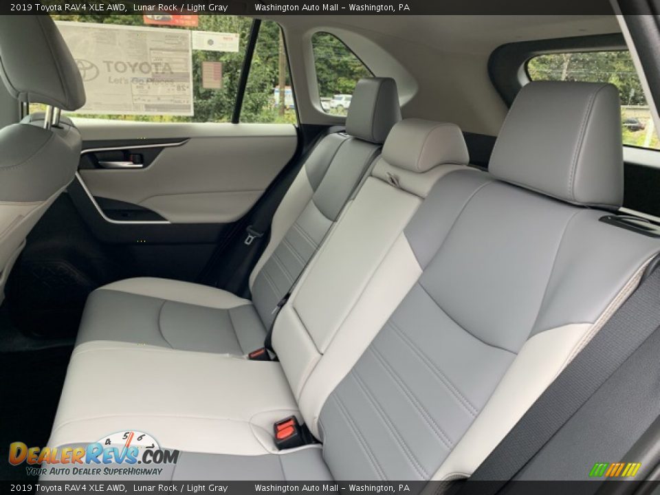 Rear Seat of 2019 Toyota RAV4 XLE AWD Photo #10