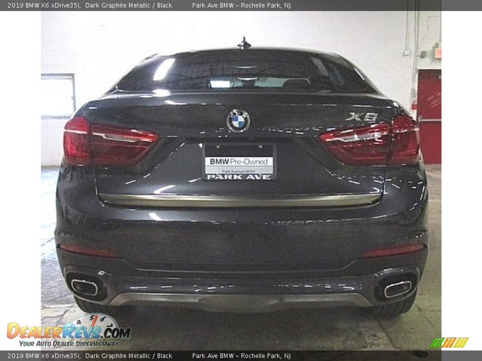 2019 BMW X6 xDrive35i Dark Graphite Metallic / Black Photo #3