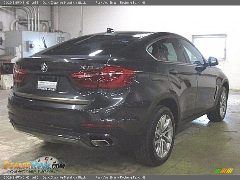 2019 BMW X6 xDrive35i Dark Graphite Metallic / Black Photo #4