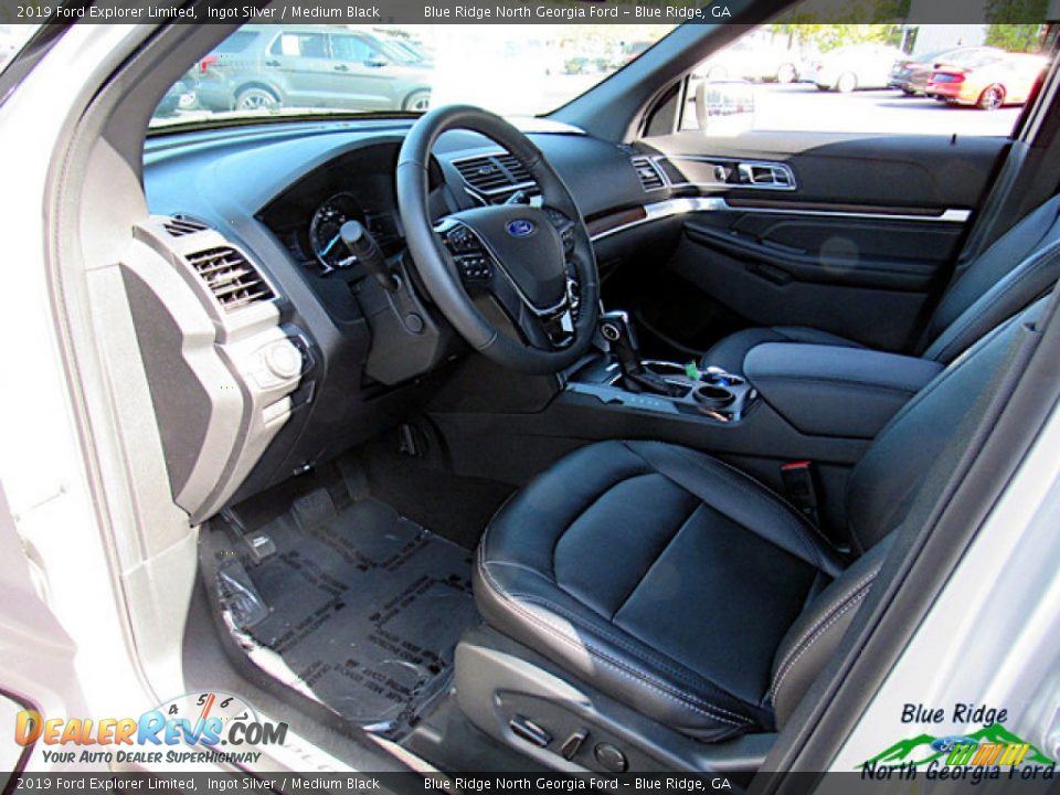 2019 Ford Explorer Limited Ingot Silver / Medium Black Photo #31