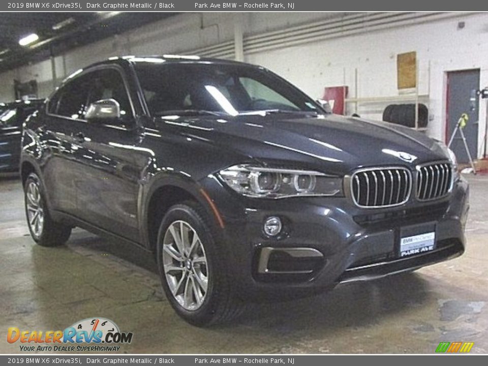 2019 BMW X6 xDrive35i Dark Graphite Metallic / Black Photo #5