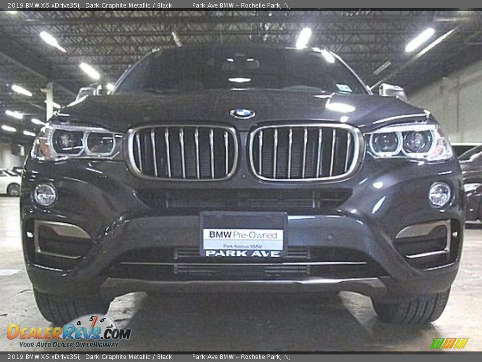 2019 BMW X6 xDrive35i Dark Graphite Metallic / Black Photo #6