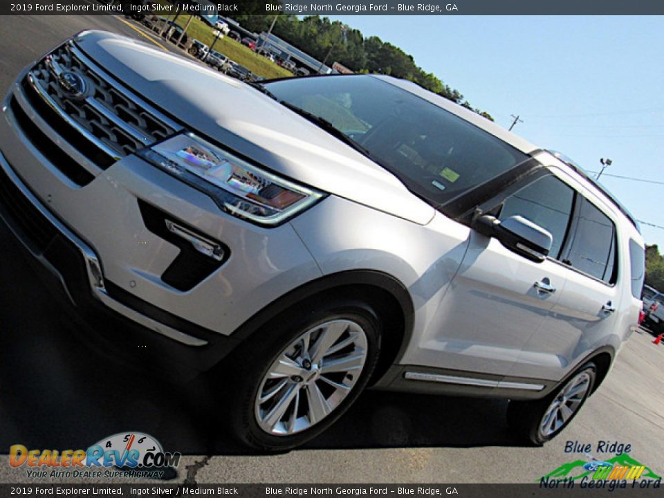2019 Ford Explorer Limited Ingot Silver / Medium Black Photo #34
