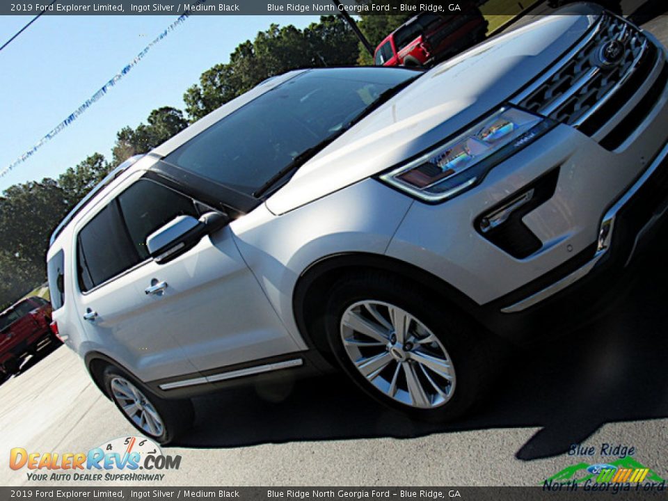 2019 Ford Explorer Limited Ingot Silver / Medium Black Photo #35