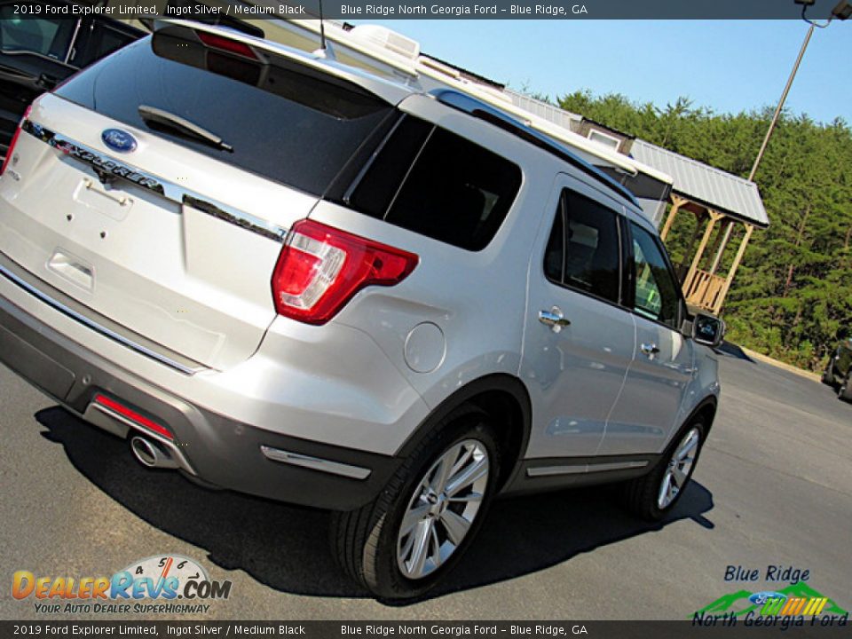 2019 Ford Explorer Limited Ingot Silver / Medium Black Photo #36