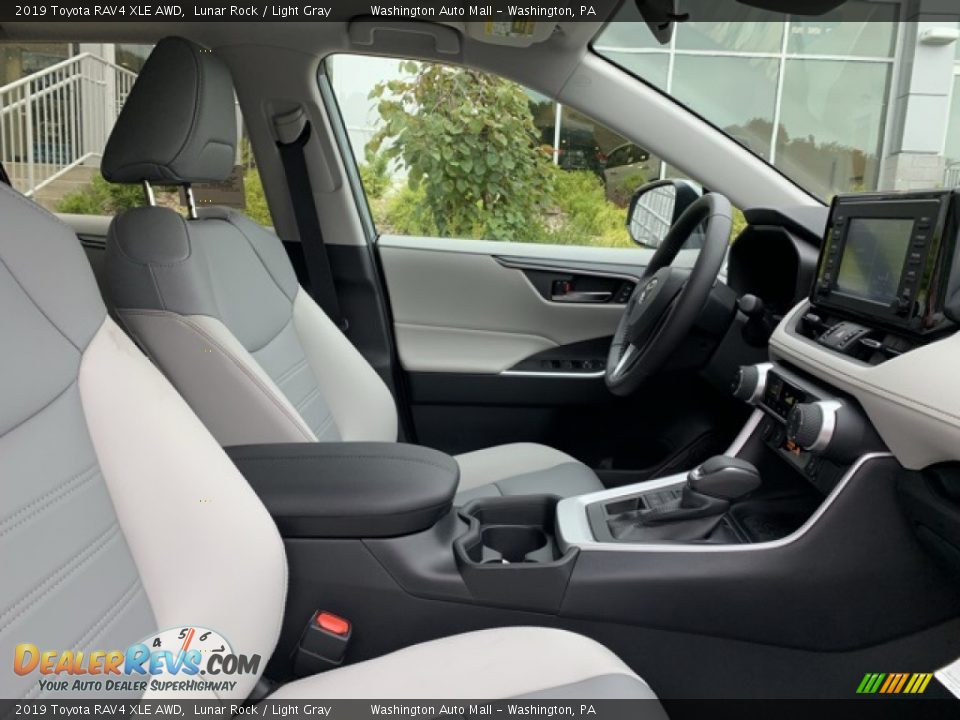Front Seat of 2019 Toyota RAV4 XLE AWD Photo #19