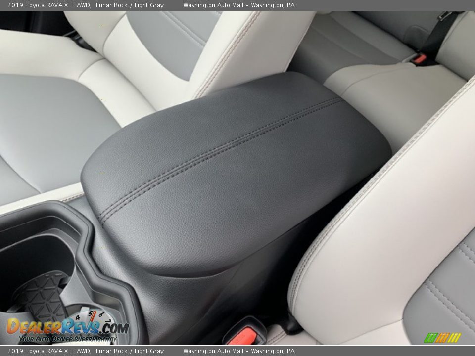 2019 Toyota RAV4 XLE AWD Lunar Rock / Light Gray Photo #26