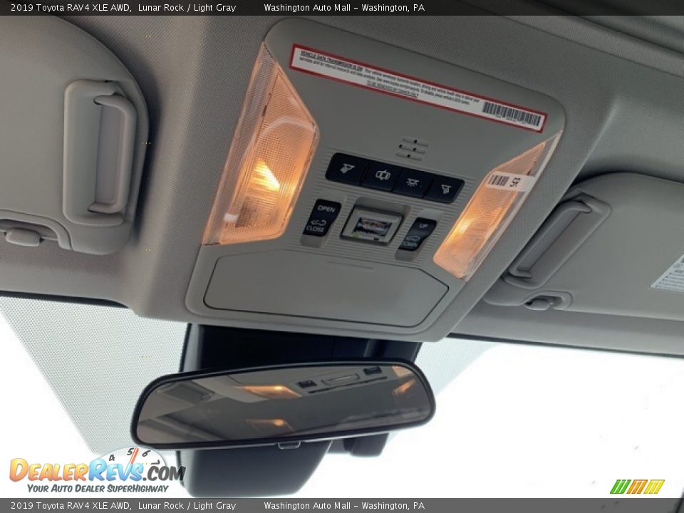 2019 Toyota RAV4 XLE AWD Lunar Rock / Light Gray Photo #27