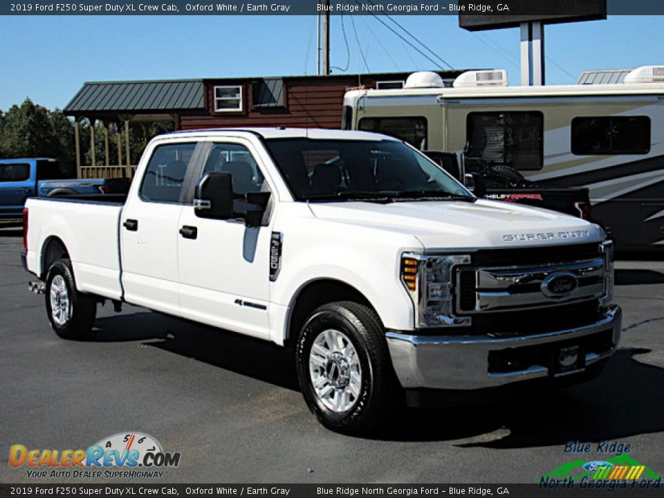 2019 Ford F250 Super Duty XL Crew Cab Oxford White / Earth Gray Photo #7