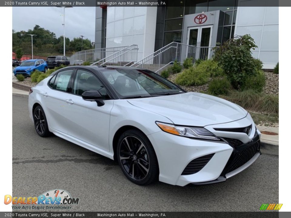 2020 Toyota Camry XSE Super White / Black Photo #1
