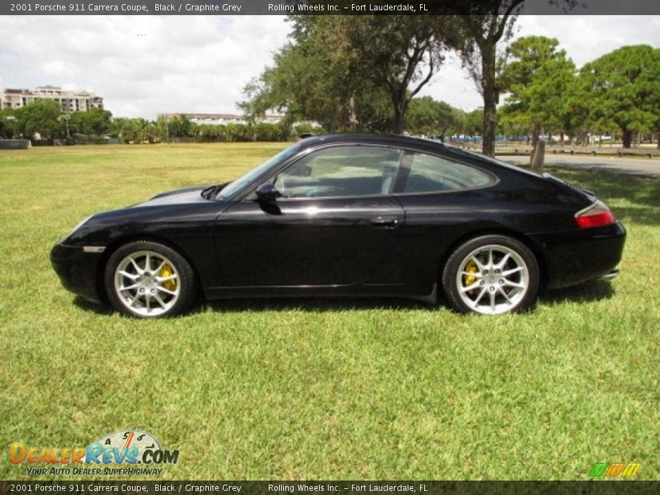 Black 2001 Porsche 911 Carrera Coupe Photo #3