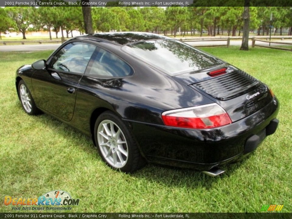 2001 Porsche 911 Carrera Coupe Black / Graphite Grey Photo #5
