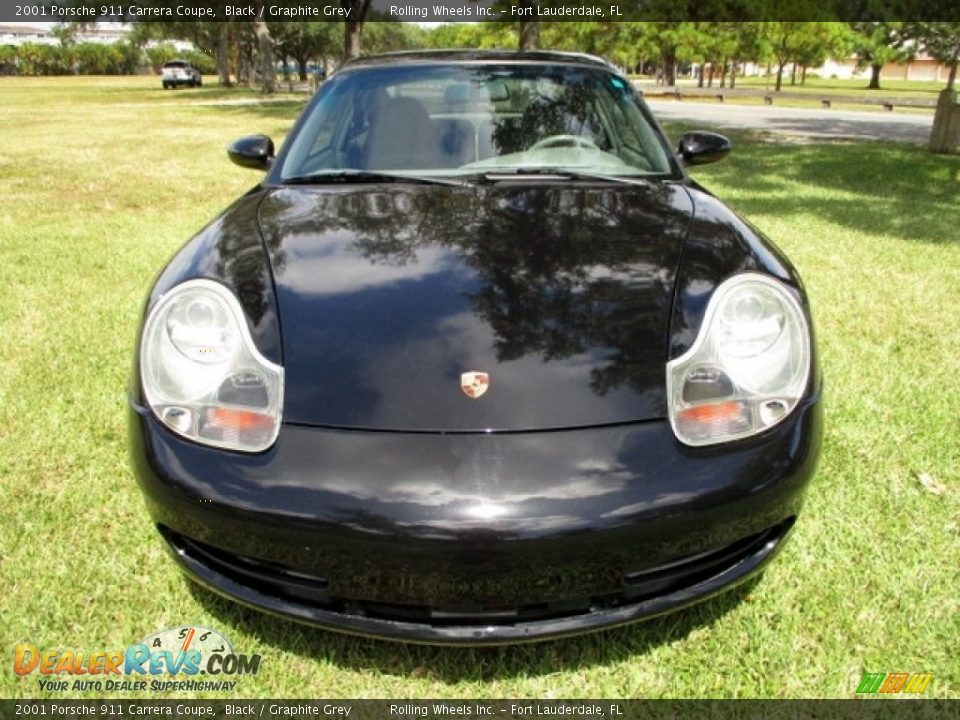 2001 Porsche 911 Carrera Coupe Black / Graphite Grey Photo #15