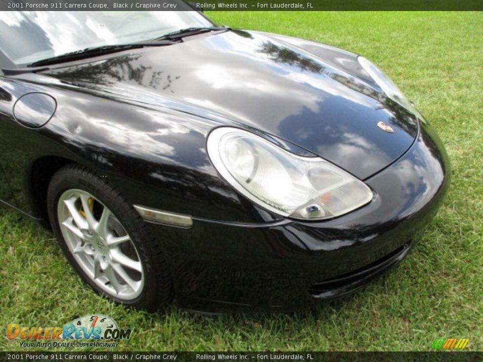 2001 Porsche 911 Carrera Coupe Black / Graphite Grey Photo #17