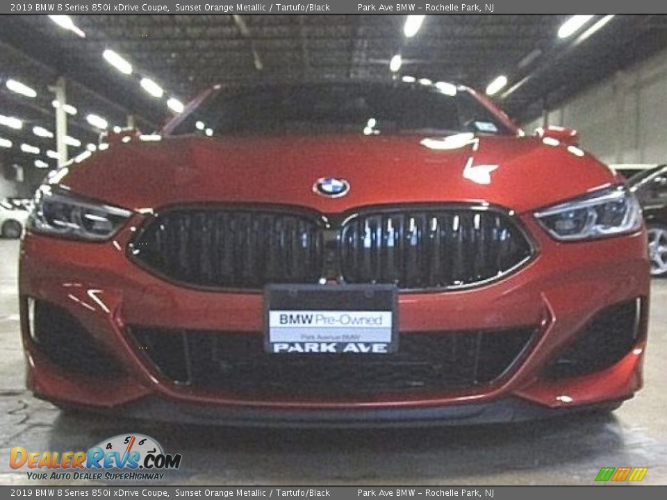 2019 BMW 8 Series 850i xDrive Coupe Sunset Orange Metallic / Tartufo/Black Photo #4