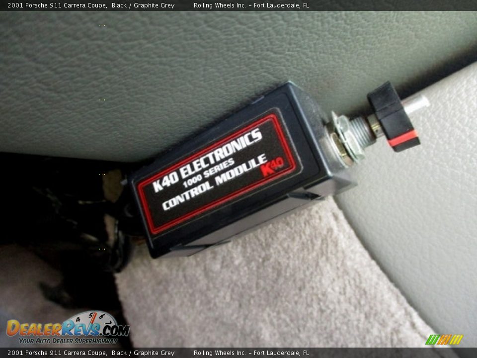2001 Porsche 911 Carrera Coupe Black / Graphite Grey Photo #20