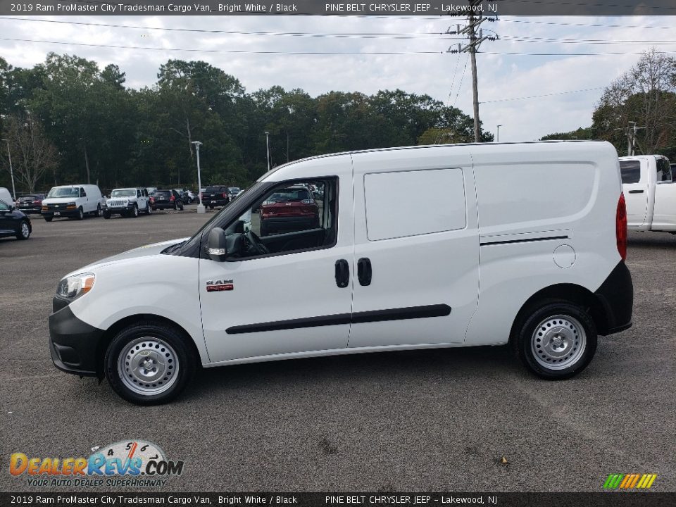 2019 Ram ProMaster City Tradesman Cargo Van Bright White / Black Photo #3