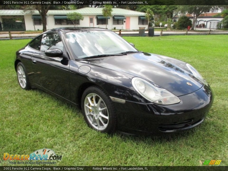 Black 2001 Porsche 911 Carrera Coupe Photo #23