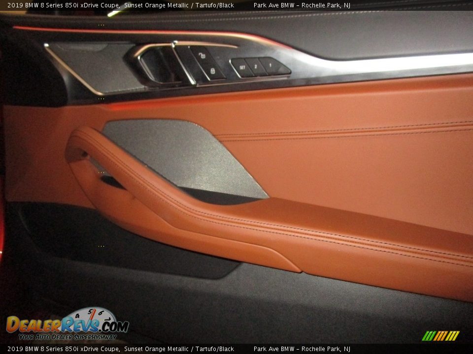 2019 BMW 8 Series 850i xDrive Coupe Sunset Orange Metallic / Tartufo/Black Photo #10