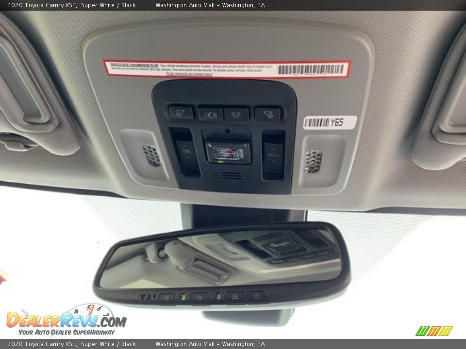 2020 Toyota Camry XSE Super White / Black Photo #26