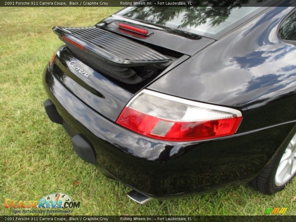 2001 Porsche 911 Carrera Coupe Black / Graphite Grey Photo #27