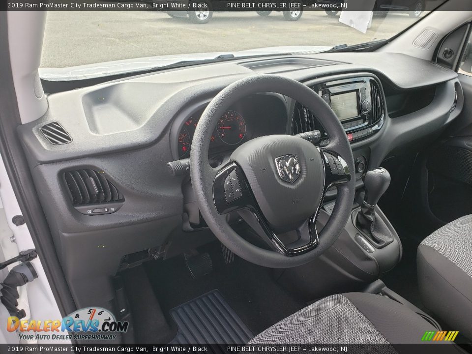 2019 Ram ProMaster City Tradesman Cargo Van Bright White / Black Photo #7