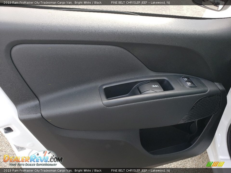 2019 Ram ProMaster City Tradesman Cargo Van Bright White / Black Photo #8