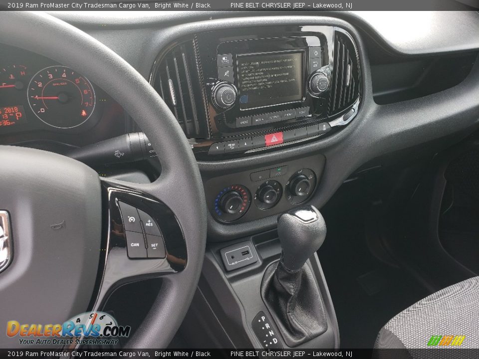 2019 Ram ProMaster City Tradesman Cargo Van Bright White / Black Photo #9