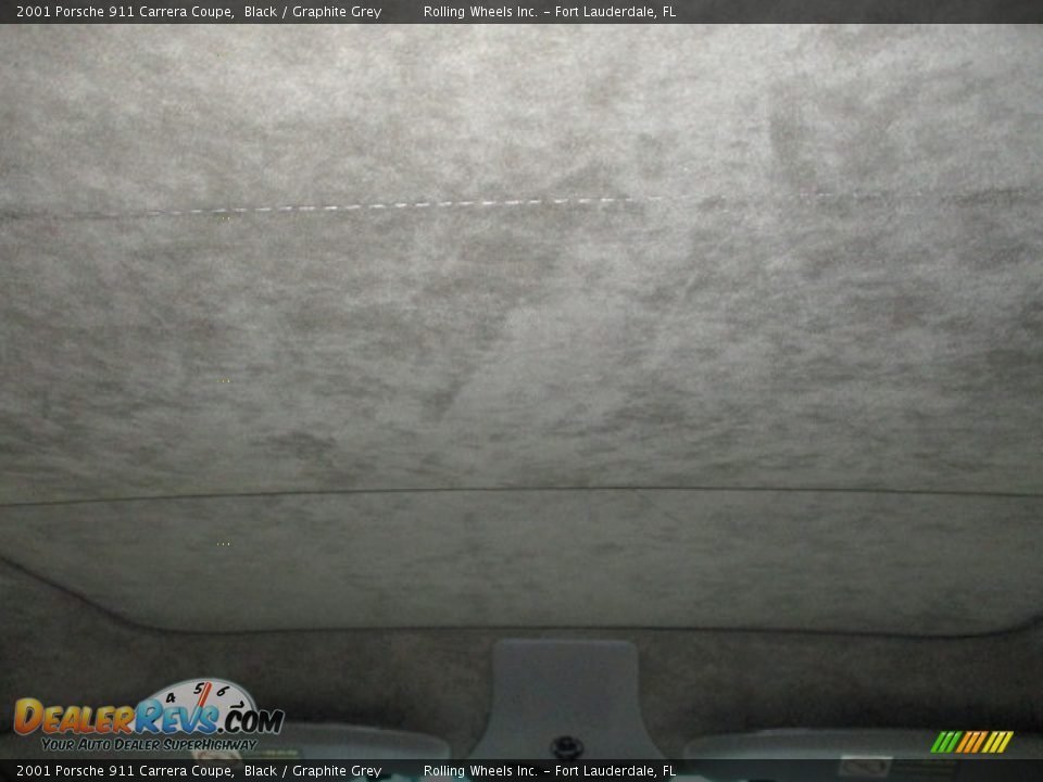 2001 Porsche 911 Carrera Coupe Black / Graphite Grey Photo #31