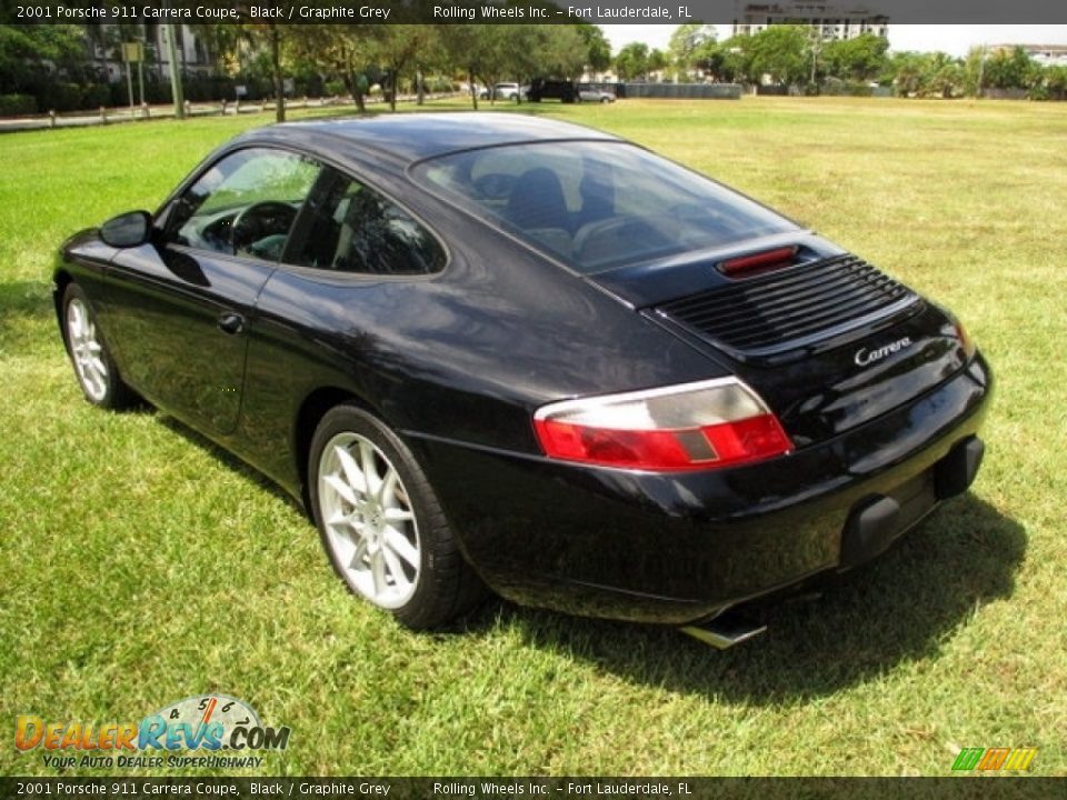 2001 Porsche 911 Carrera Coupe Black / Graphite Grey Photo #32