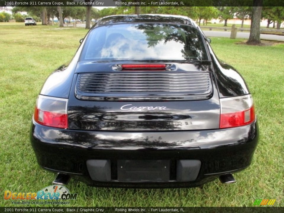 2001 Porsche 911 Carrera Coupe Black / Graphite Grey Photo #34