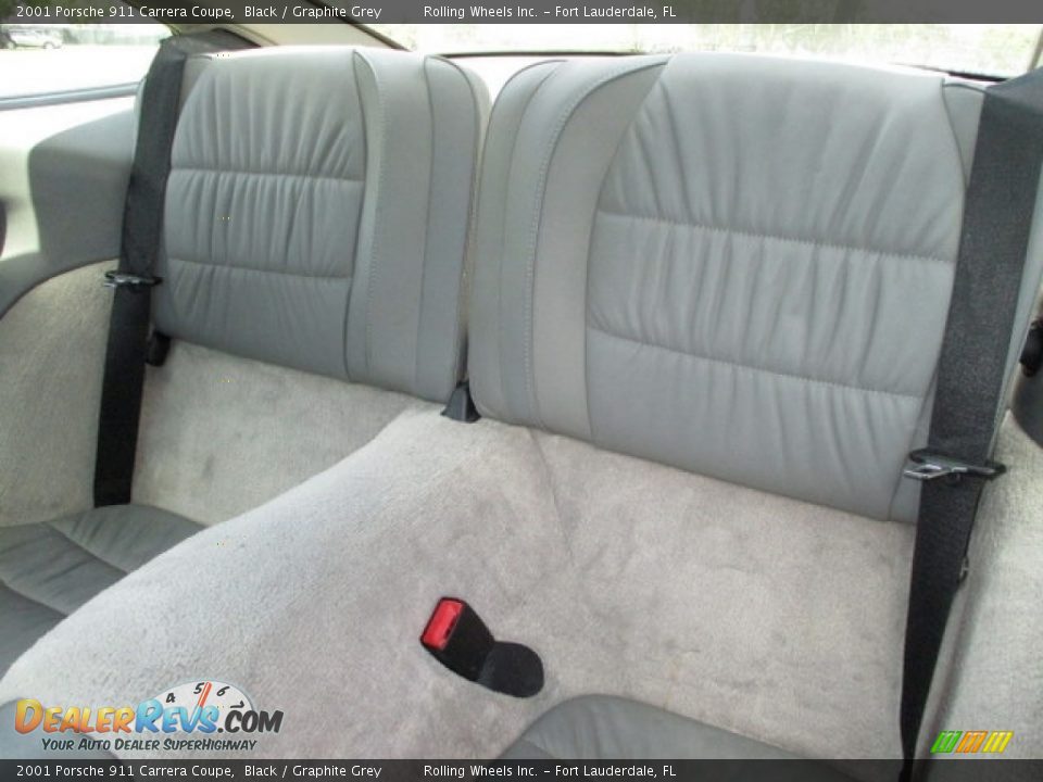 Rear Seat of 2001 Porsche 911 Carrera Coupe Photo #35