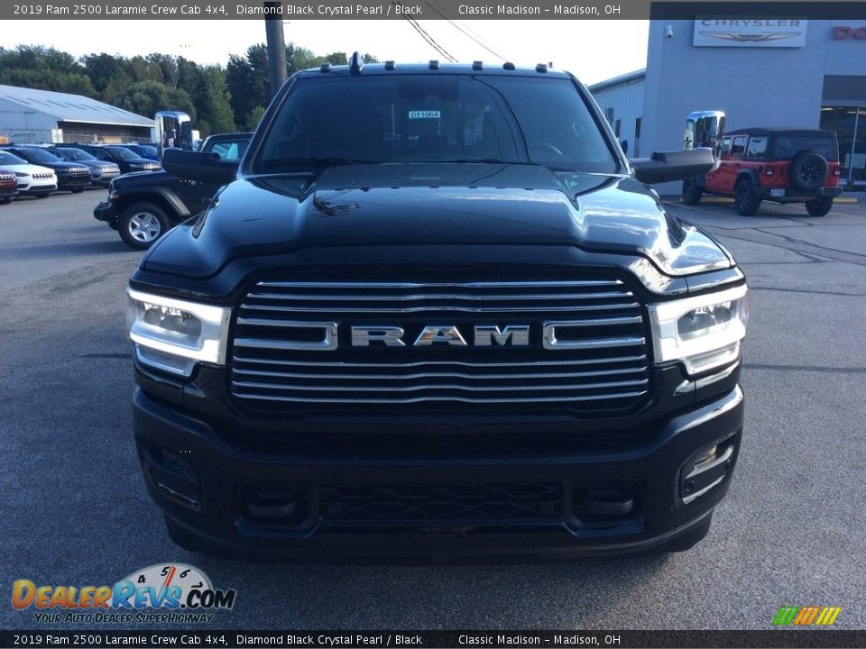 2019 Ram 2500 Laramie Crew Cab 4x4 Diamond Black Crystal Pearl / Black Photo #4
