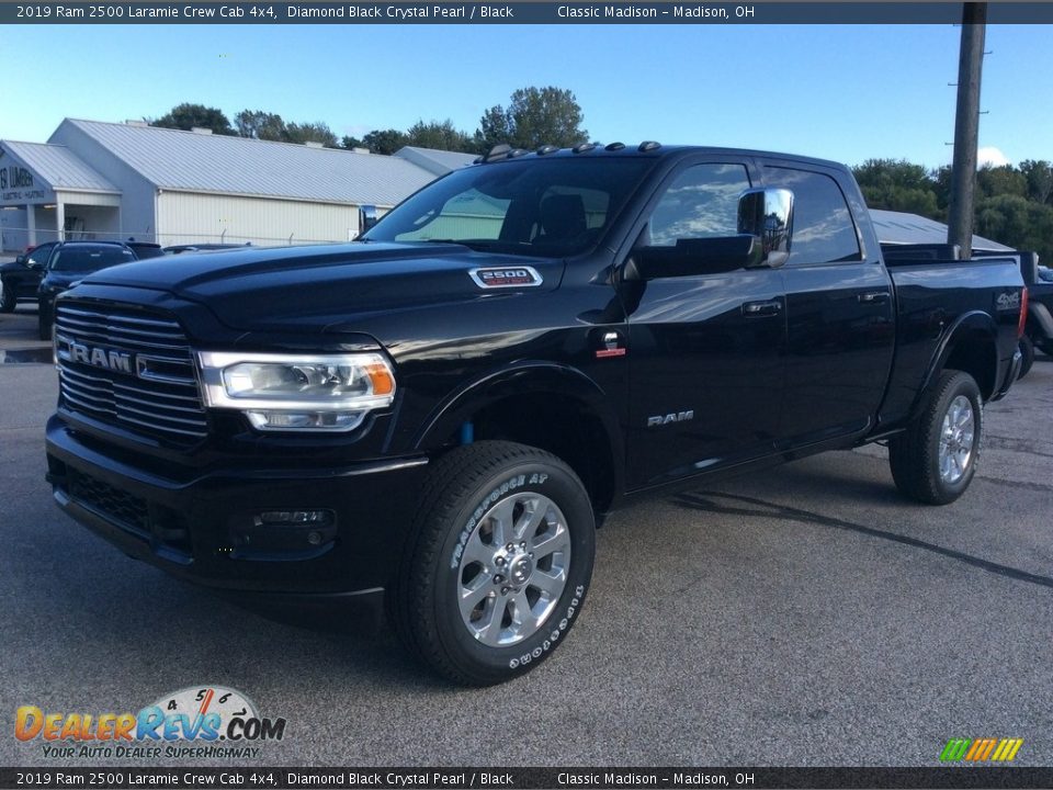 2019 Ram 2500 Laramie Crew Cab 4x4 Diamond Black Crystal Pearl / Black Photo #5